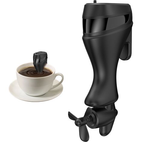 Mini Mélangeur Café Rechargeable, Mousseur Lait Portable Tactile avec Clip, pour Boissons et Cuisine -Alovez-WCY (1/2)