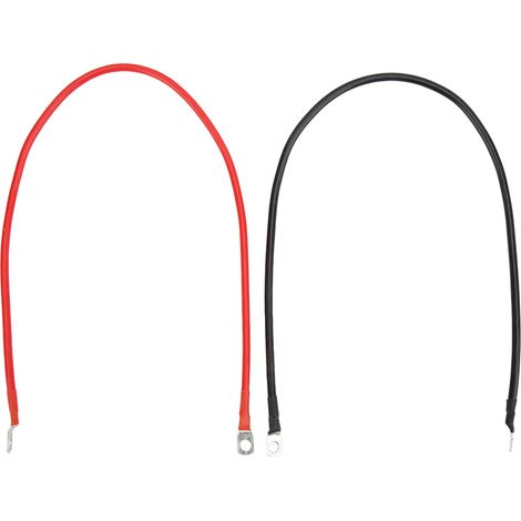 Câbles d'alimentation pour onduleur de batterie 10AWG rouge et noir en PVC et cuivre pour voitures, camions, navires, véhicules à énergie solaire et VTT (1/5)