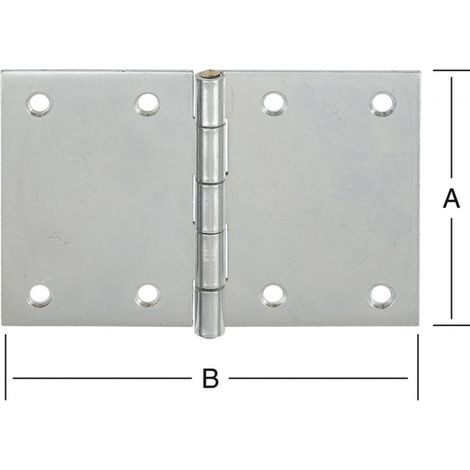Cerniera della porta, 80x120mm più grande.