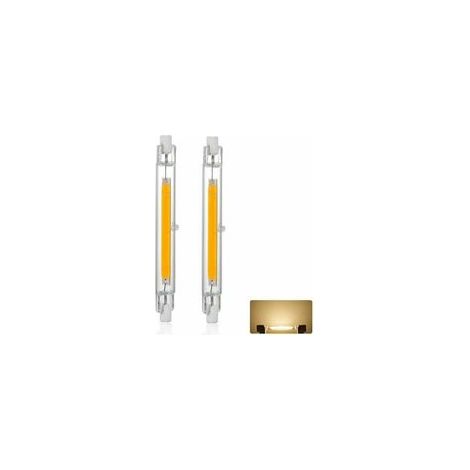 Ampoule LED R7S 118 mm - 20 W, dimmable, blanc chaud (3000 K), remplace les ampoules halogènes J118, luminosité 3000 lm, éclaira (1/5)