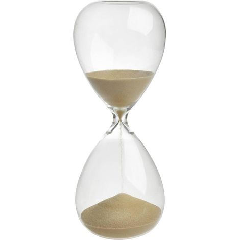 Sablier decoratif 15 Minutes, Verre, Sable doré, Accessoire d'intérieur, minuteur, déco, Or