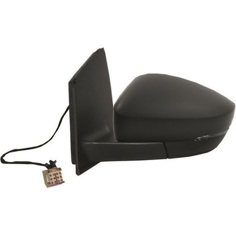 Rétroviseur mécanique gauche noir fiche carré Volkswagen Polo 5 2009-2010