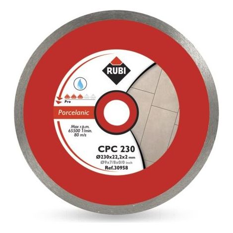 Rubi CPC-230 PRO Diamanttrennscheibe 230 mm Feintrennung