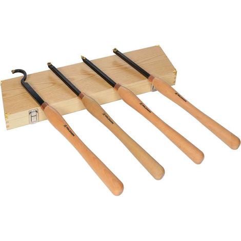 Juego 4 gubias de madera de 602mm con placa hm intercambiable Holzmann h4tlgxl