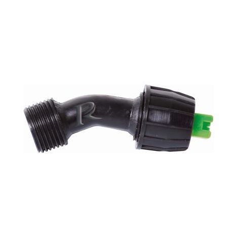 Ribimex – Buse de désherbage n°1 – Accessoire pour pulvérisateur – Jet fixe plat 115° – Coudée à 30° pour précision