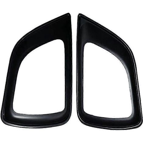 2 pièces de caches de phares antibrouillard noirs pour Np300 Navara D23 4wd 2017 2018