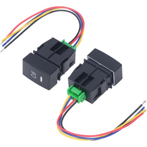 Interrupteur de faisceau de câblage LED pour feux antibrouillard, modification des feux antibrouillard de voiture, interrupteur de feux antibrouillard Honda Fit (cinq broches) (1/5)
