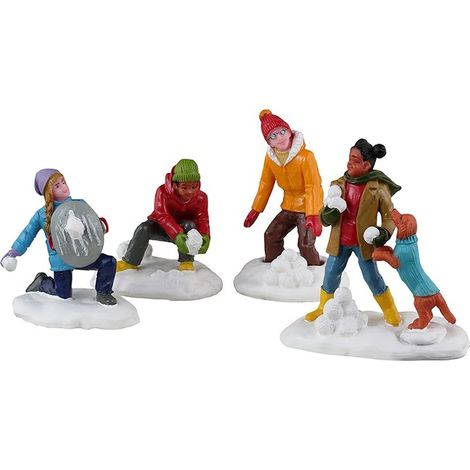 Snowball Battles Set Of 4 Cod. 32210