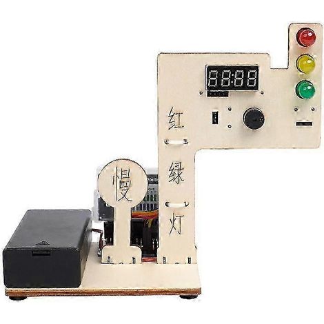 Kit de programmation intelligent pour feux de signalisation DIY, avec carte de programmation U+, compatible Arduino et Mixly. Facile à utiliser. WHBYV (1/4)
