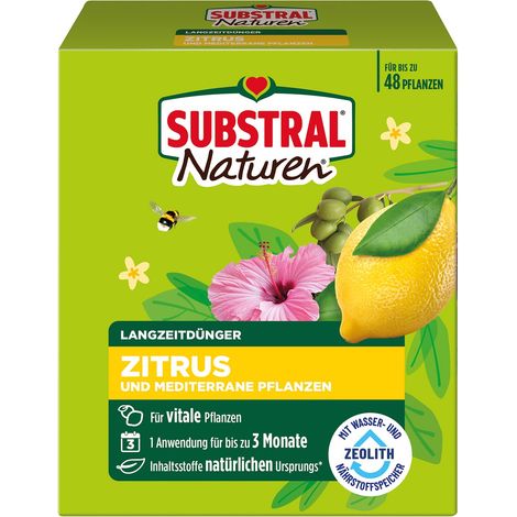 SUBSTRAL® Naturen® Langzeitdünger für Zitrus und mediterrane Pflanzen - 1,2 kg (1/2)