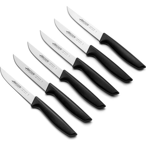 NIZA KNIFE SET - Set di 6 pezzi - Coltello per verdure (110 mm), perfetto per pulire, sbucciare e tagliare piccoli frutti e verdure. (1/4)