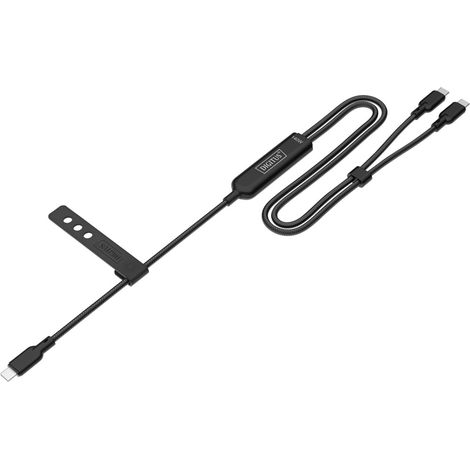 Digitus Câble USB-C USB 2.0 USB-C®, USB-C® mâle 180 cm noir AK-300170-018-S (1/5)