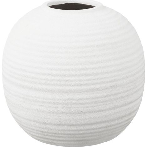 Sona Vase Ø30cm weiß.
