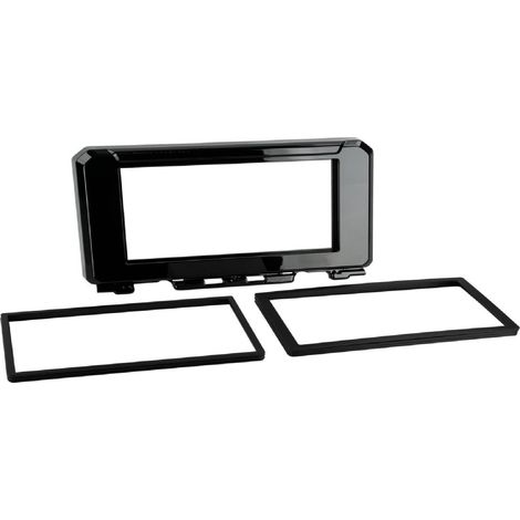 Facade autoradio 2DIN compatible avec Suzuki Jimny ap18 - Noir brillant