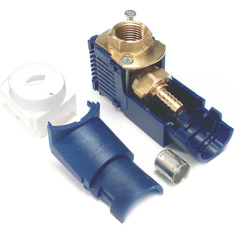 COMAP Boîtier d'encastrement simple PER à sertir - 12x1,1 - F1/2 - Application Sanitaire - 9840124