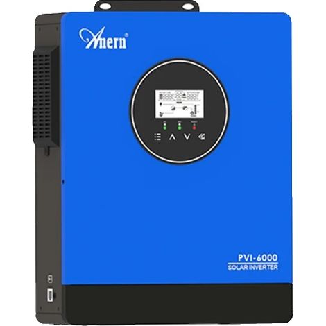 Inversor solar, tecnología MPPT, funcionamiento aislado y conectado a la red, 6 kW, sin Wi-Fi. (1/2)