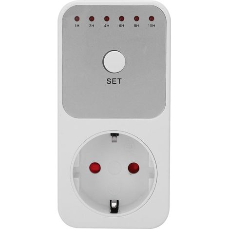 Minuterie Prise Numérique, Minuterie Prise Electrique Interrupteur de Prise de Courant de Minuterie, Contrôleur de Commutateur de Minuterie de Compte à Rebours (1/5)