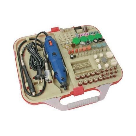Perceuse électrique - VELLEMAN - 220V - 135W - Vitesse 10000-32000 tpm - Arbre flexible