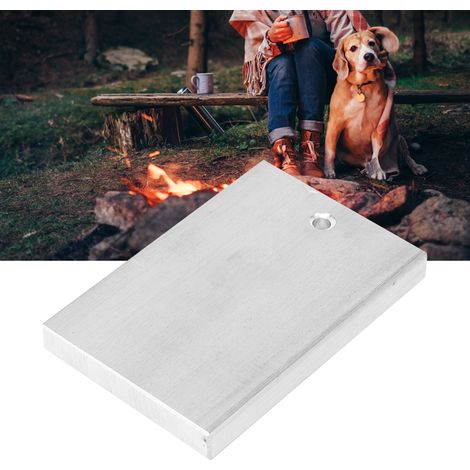 Bloc de magnésium, outil d'allumage de feu en silex sécurisé pour le chauffage en camping sauvage, dimensions : 90 x 60 x 10 mm (1/5)