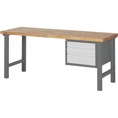Etabli STIER Premium avec 3 tiroirs, lxPxH 2 000x700x840 mm (1/5)