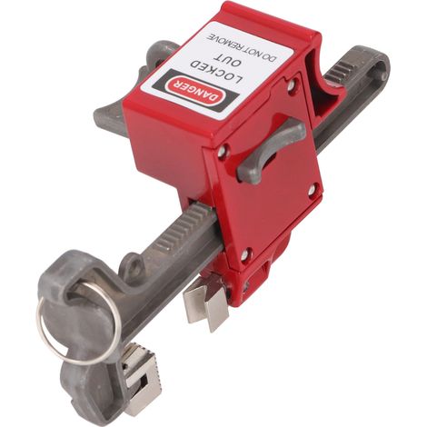 Dispositif de verrouillage de vanne à bille avec étiquettes et attaches de câble verrou de sécurité manuel pour poignée de robinet de diamètre DN8 à DN100 (1/5)