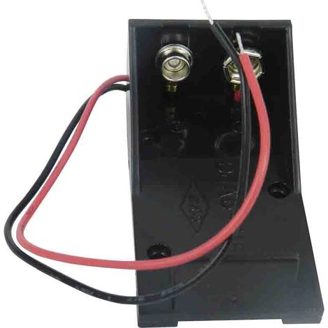 Porte-pile RS PRO 9 V PP3, raccordement Fils ( Prix pour 1 ) (1/2)