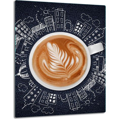 TABLERO DE MESA DE PANEL DE CRISTAL 40x52 CAFÉ (1/5)