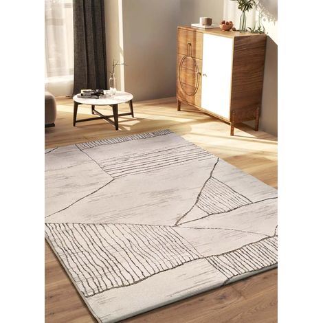 ATTICGO Tapis ethnique CERES 03 Crème / Marron 80x120 cm (1/5)