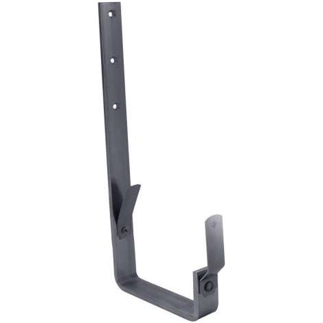 GRÖMO ALUSTAR Rinnenhaken kastenförmig Anthrazit 250 / 23x7, SX (glatt), 83701 (1/2)
