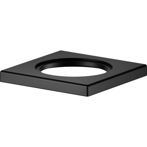 Rosette pour mitigeur de lavabo EH, carré noir