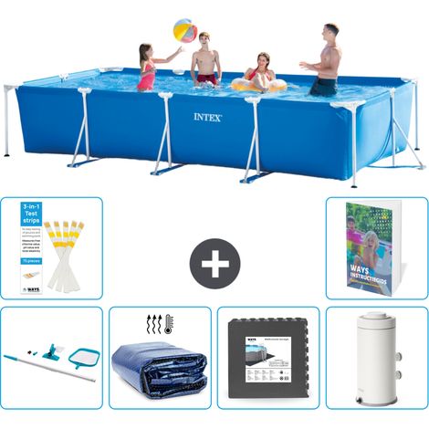 Rechteckiger Frame Pool - 450x220x84 cm - 7-teilig S43