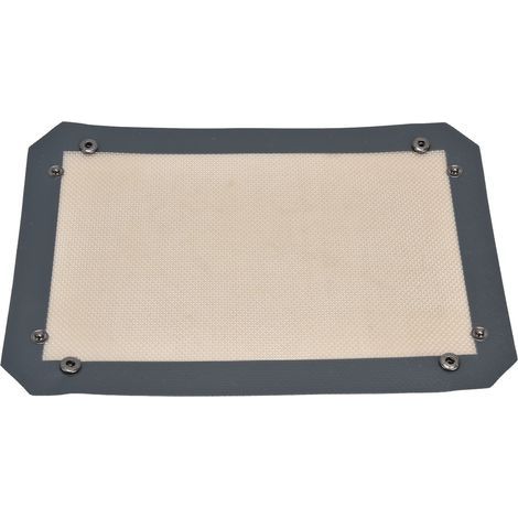Zerodis Fournitures de Pâtisserie Revêtement de Four Antiadhésif avec Boucle d'angle Plaque de Cuisson Résistante à la Chaleur pour Pétrir et Biscuits Outil de Cuisine Idéal pour les Amateurs de (S). (1/5)