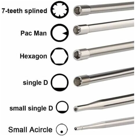Lot de 12 outils de réglage carburateur avec scredrivers acircle pour petit moteur 2 temps pour Husqvarna pour tronçonneuse (1/3)