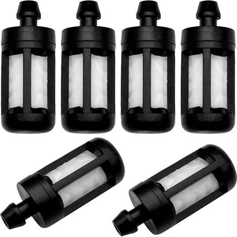6 Fuel Filters for Stihl Chainsaws - Fits 0.31" (8mm) Hoses - Replacement for Ref. 0000 350 3504 - Compatible with Stihl MS250 MS340 MS360 MS440 MS880 (1/4)