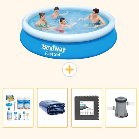 Bestway Bestway Fast Set Ronde - 366x76 cm - 5-pièces S59 (1/5)