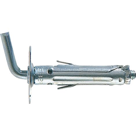 TASSELLO ACCIAIO CON GANCIO CORTO SBS  9/8  Ø   9 x 45 mm- 100 pezzi  - FISCHER