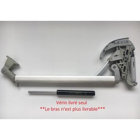 Vérin de porte relevable 200N HUWIL200N – Pour bras articulé – Dimensions 200mm x 114,6mm x 85,8mm – Remplacement vérin de bras de relevage (1/5)