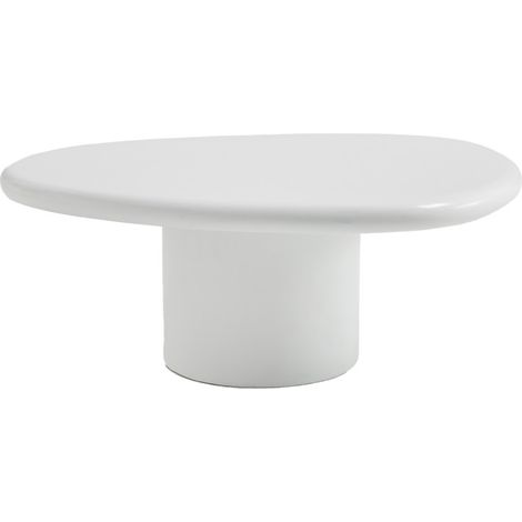 Drawer – Table basse fixe en béton 80cm – Forme organique scandinave – Hauteur 31cm – Largeur 60cm – Facilité d'entretien (1/5)