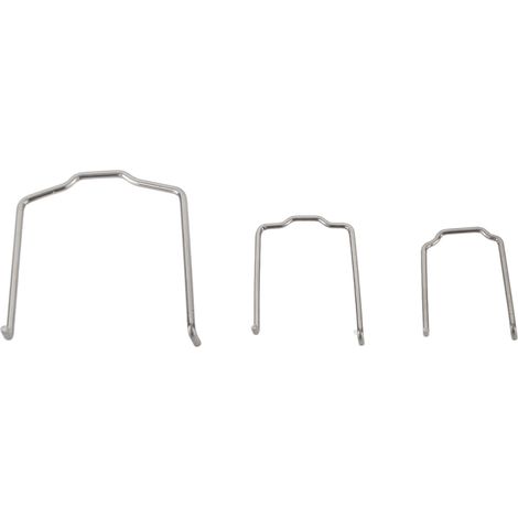 Lot de 3 clips de fixation pour durite de radiateur 154 23, robustes et fiables, pour durite d'intercooler, compatibles avec BMW E39, E38, E60, E90, 745Li, X5, E46, 325i et 328i.