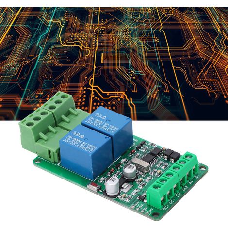 Sortie relais Modbus RTU à 2 canaux, entrée numérique à 2 canaux, RS485, TTL, entrée 12 V (1/5)
