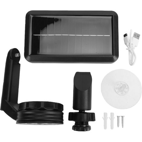 Lampe solaire magnétique d'extérieur, 600lm, capteur de mouvement, grand angle 270 °, étanche IP65, sécurité pour mur, patio, arrière-cour, clôture, terrasse de garage