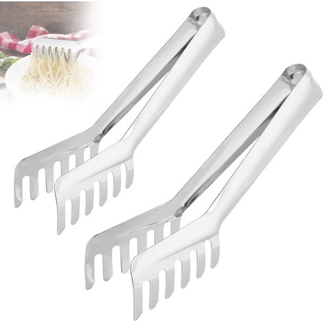 2pcs Pince à Spaghetti, pinces à spaghettis en acier inoxydable, Pince à pâtes bistro Pour buffets, événements de restauration et fêtes (1/5)