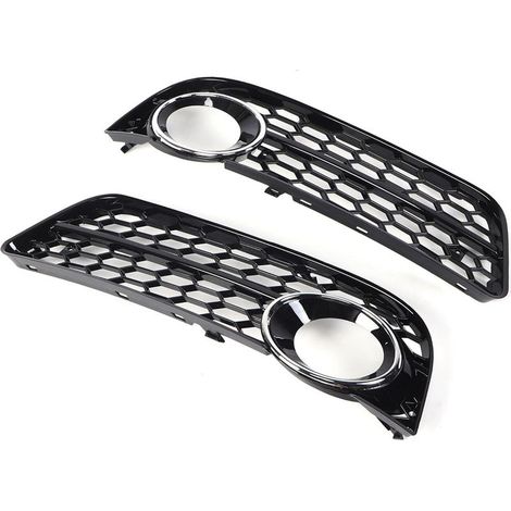 Grille of lamp fog light, grillon lightweight anti-vetements to dust 1 pair for modification (1/5)