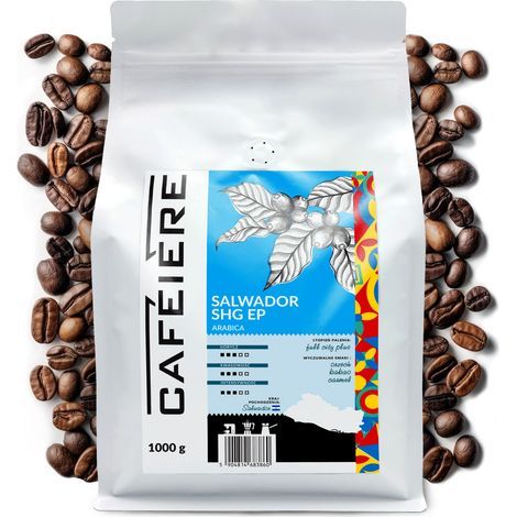 Caffè in grani Cafeiere Arabica El Salvador SHG EP, 1 kg (1/5)