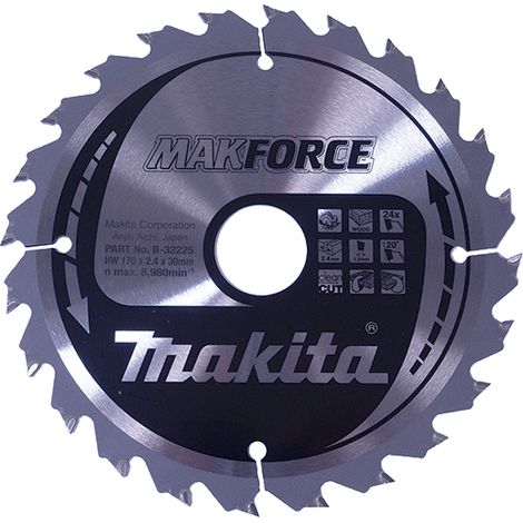 B-32225 Disco sega circolare, Makparace T.C.T, 170 x 30 mm, 24 D