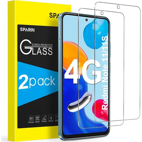 Verre Trempé Pour Xiaomi Redmi Note 11 /11S 4G et Poco M4 Pro 4G(PAS 5G), 2 Pièces Protection écran sans Bulles, 2.5D Vitre Protecteur, HD (1/5)