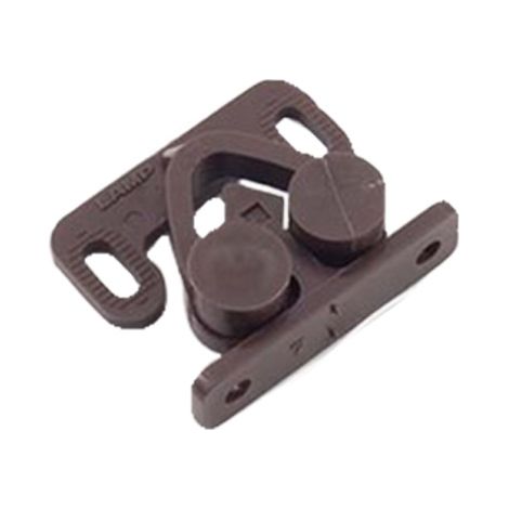 Loqueteau pour meuble en résine marron – Résistant à la rouille – Pour bois dur – Système à rouleaux pour ouverture fluide – Sugatsune (1/5)