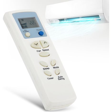 Télécommande Universelle pour Climatiseur LG, Compatible avec Modèles Récent, Portée 10 mètres, Design Blanc Crème (1/5)