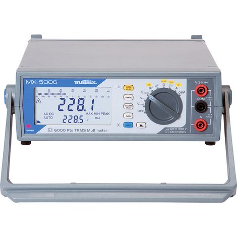 Metrix MX 5006 Tisch-Multimeter  digital, analog  CAT III 1000 V Anzeige (Counts): 6000