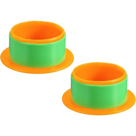 2Pcs 4 Inch Poignée À Film Rétractable Orange (1/5)